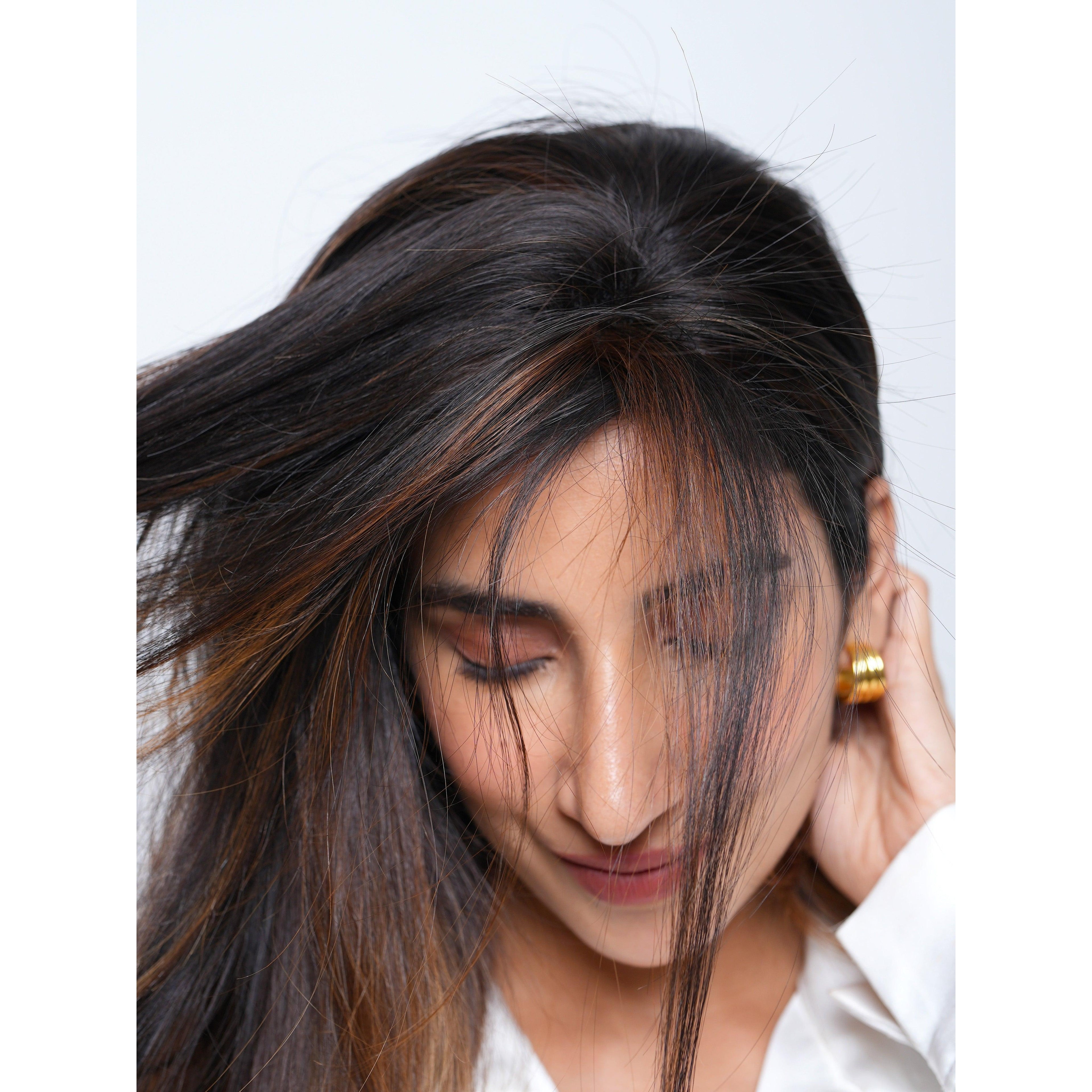 Backcombed hair topper – Lace Base – 4×4 | Instant Volume &amp; Seamless Blend