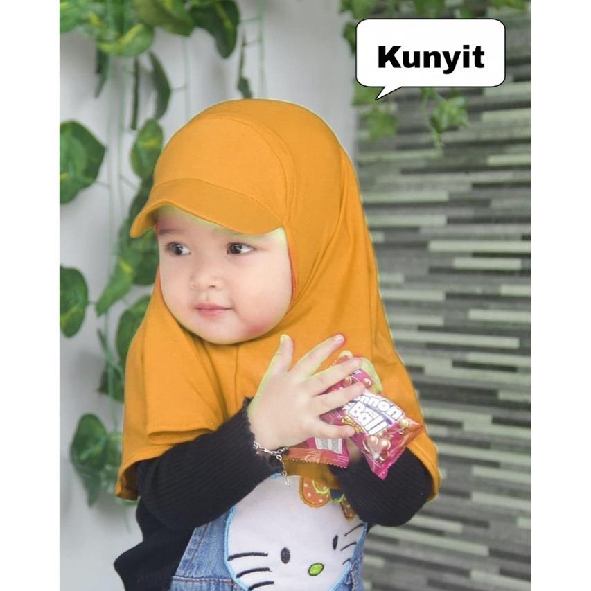 Sport Hijab Cap /  Summer Cap Hijab for Kids / Kids Hat Hijab