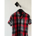 Rustic Red Checks Plaid Menswear