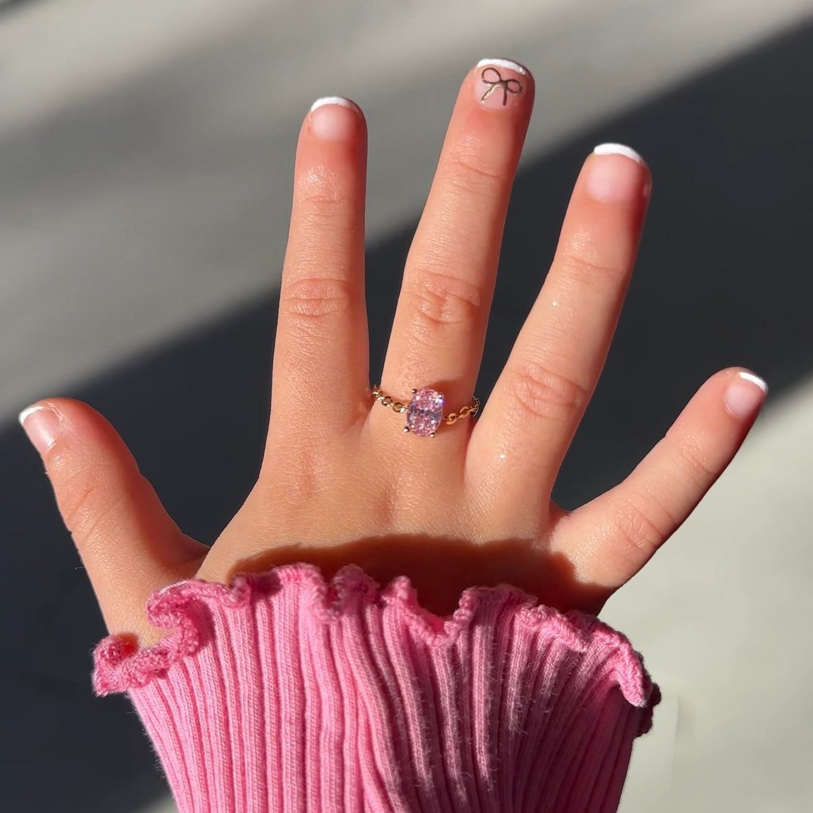 NEW! Pink Self-Love Chain Ring