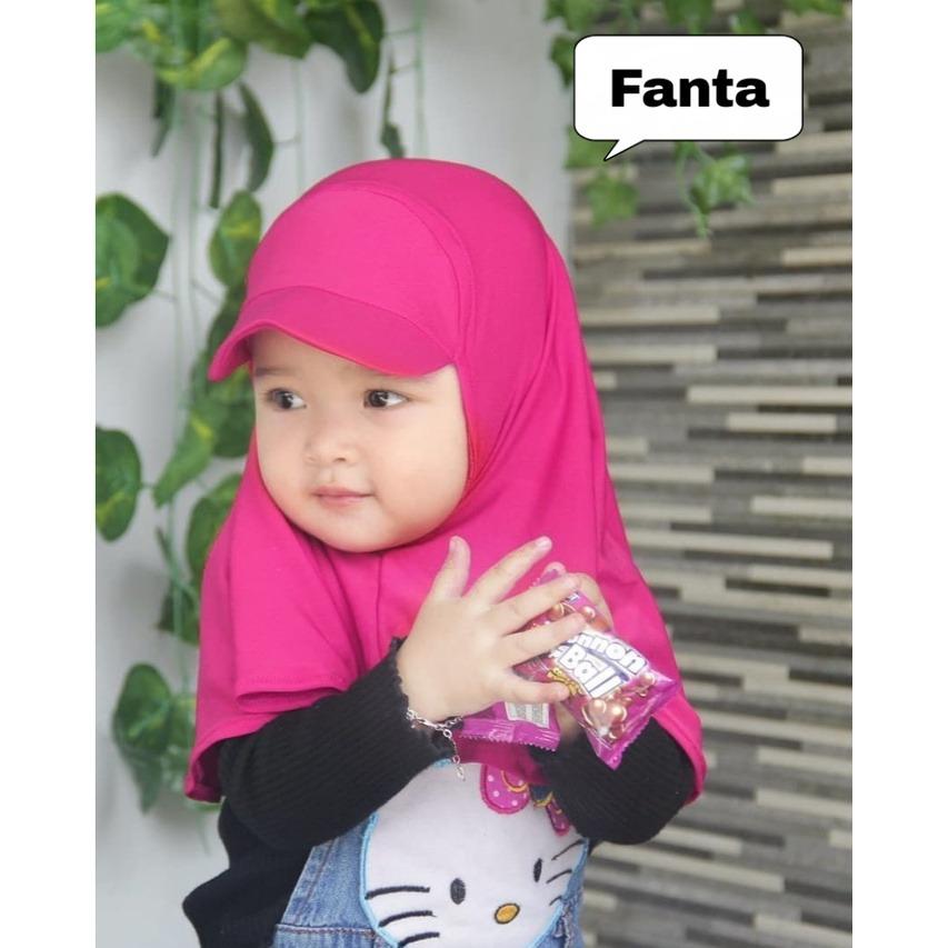 Sport Hijab Cap /  Summer Cap Hijab for Kids / Kids Hat Hijab
