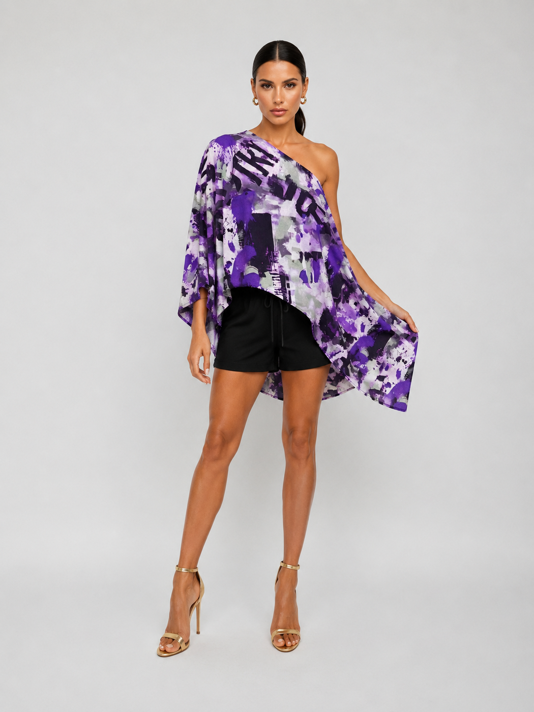 "Wrap Cape Top – Linen Blend, 5 Ways to Wear"