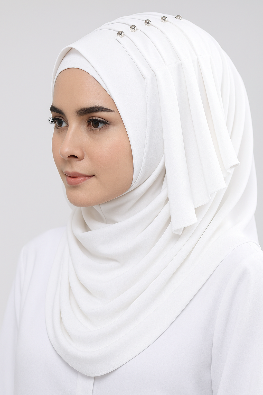 Butterfly Pleated Hijab Set