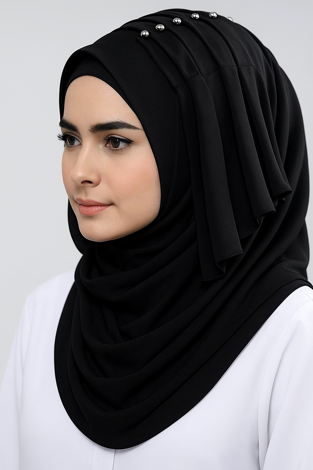 Butterfly Pleated Hijab Set