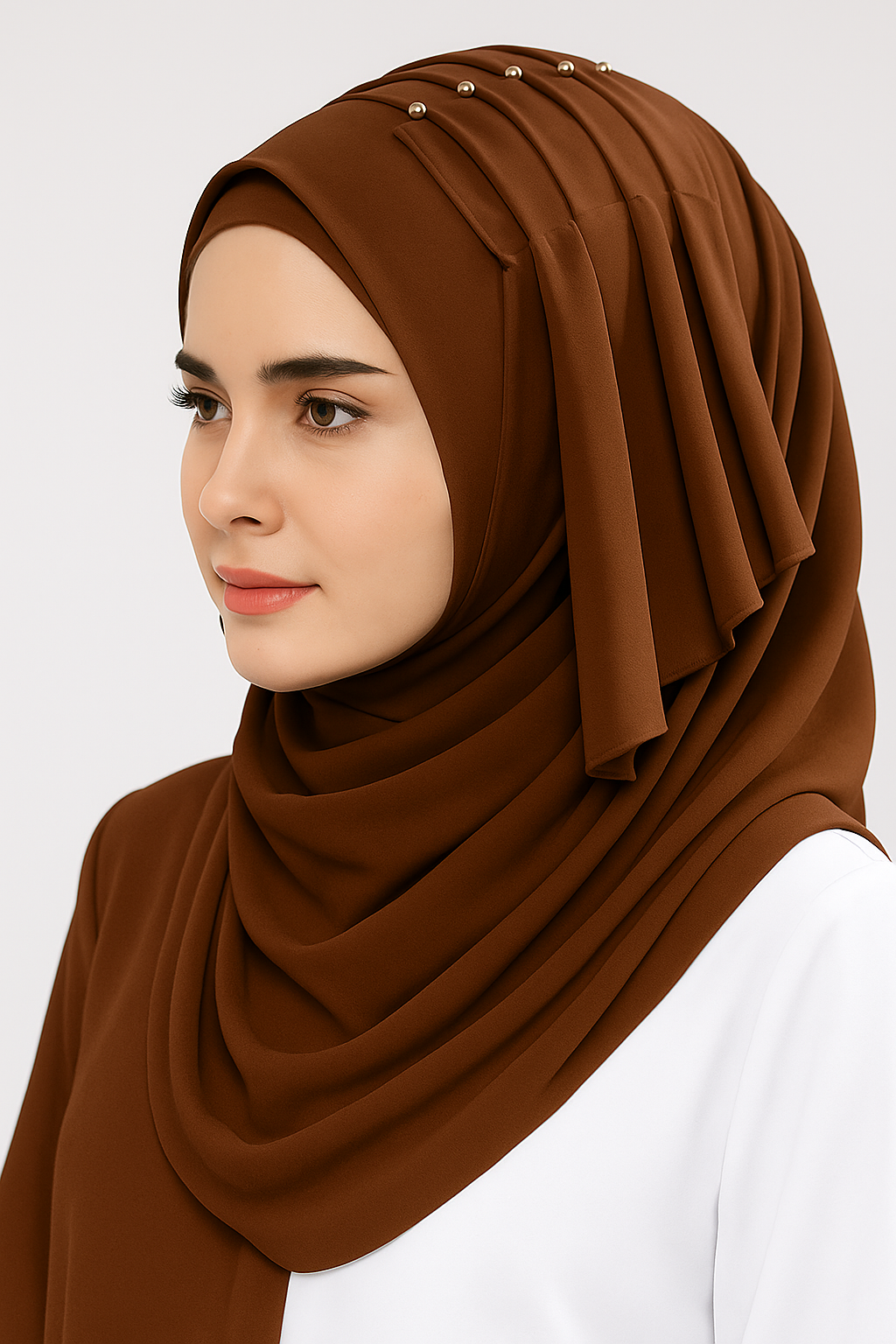 Butterfly Pleated Hijab Set