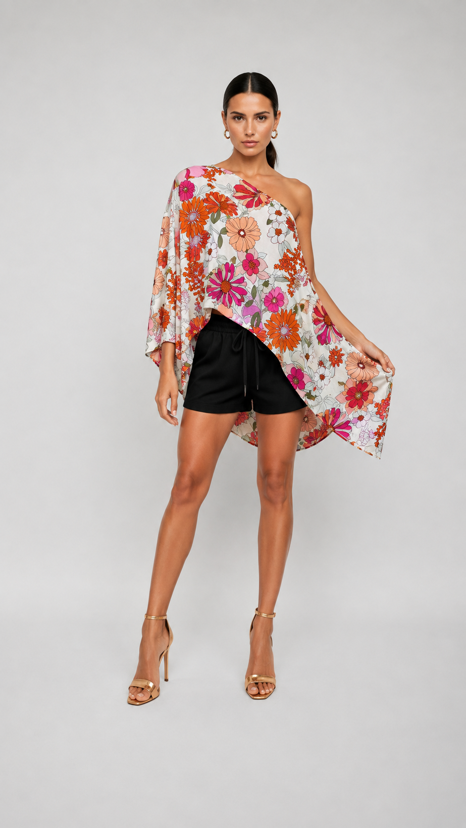 "Wrap Cape Top – Linen Blend, 5 Ways to Wear"