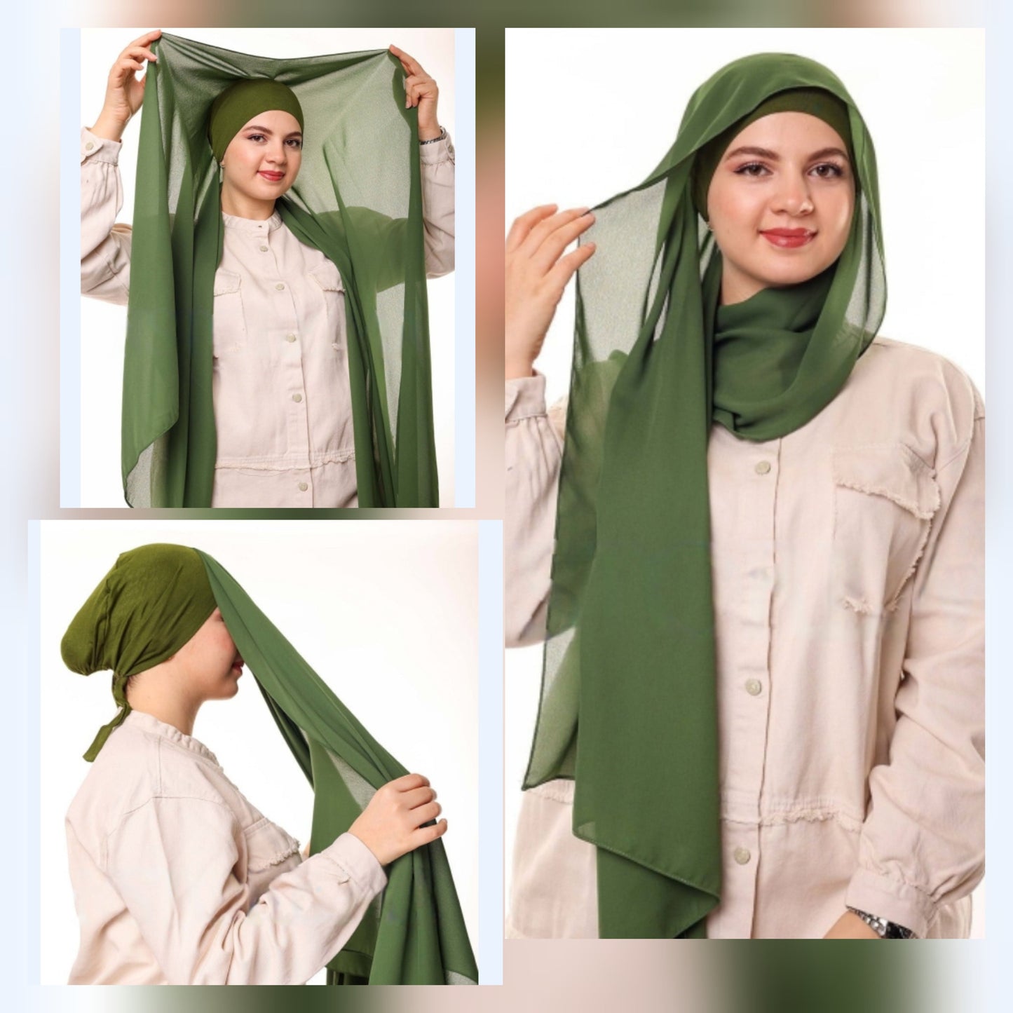 FLOWY CHIFFON INSTANT HIJAB