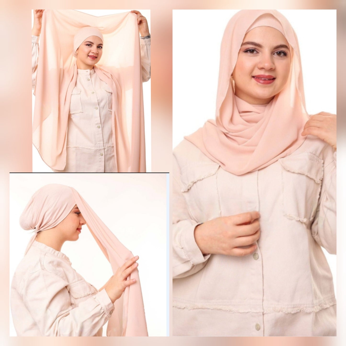 FLOWY CHIFFON INSTANT HIJAB