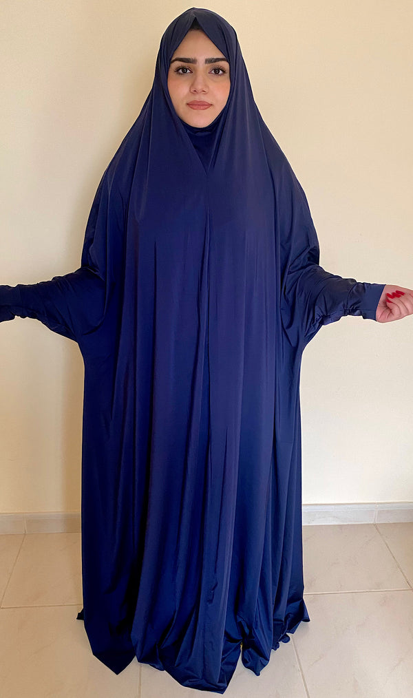 Irani Umrah Hajj Taraveeh Abaya Jersey Chadar( Safa Full-Cover Hijab)