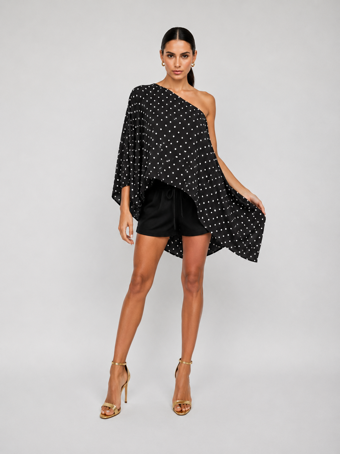 "Wrap Cape Top – Linen Blend, 5 Ways to Wear"