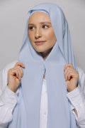 Instant Magnet Hijab with Attached Cap - Ready to Wear Scarf