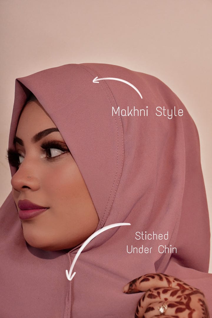 Diamond Pearl Stud Scarf - Ready to Wear Instant Hijab