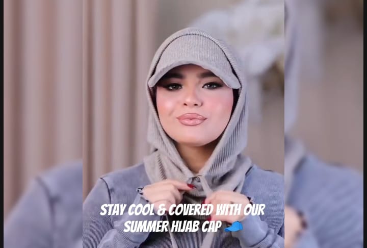 Noor Hijab with Built-In Cap – Soft Jersey, Sweat-Free,  | No-Pin
