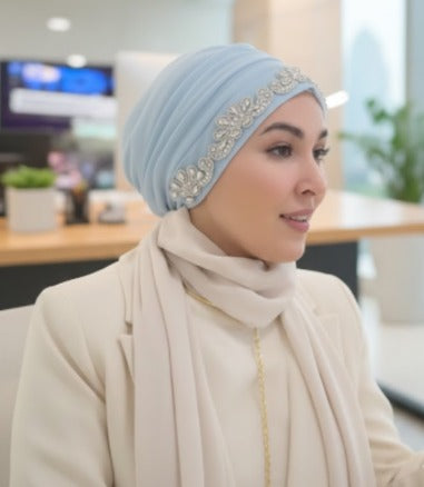 Persian Crystal Turban Cap