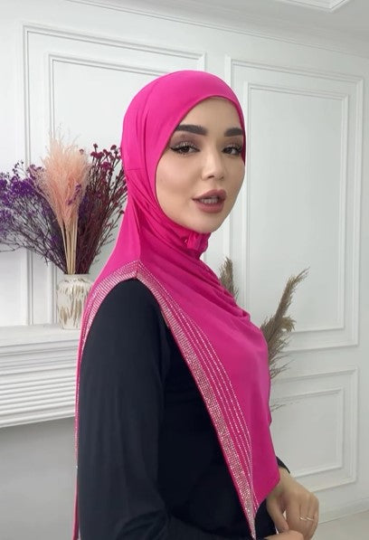 Turkish Pearl Hijab - Viral TikTok Glam, Summer-Soft & Wedding-Ready