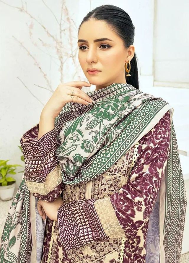 Classic Lawn Elegance- 3 Piece Unstitched