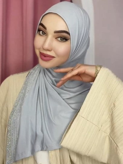 Turkish Pearl Hijab - Viral TikTok Glam, Summer-Soft & Wedding-Ready