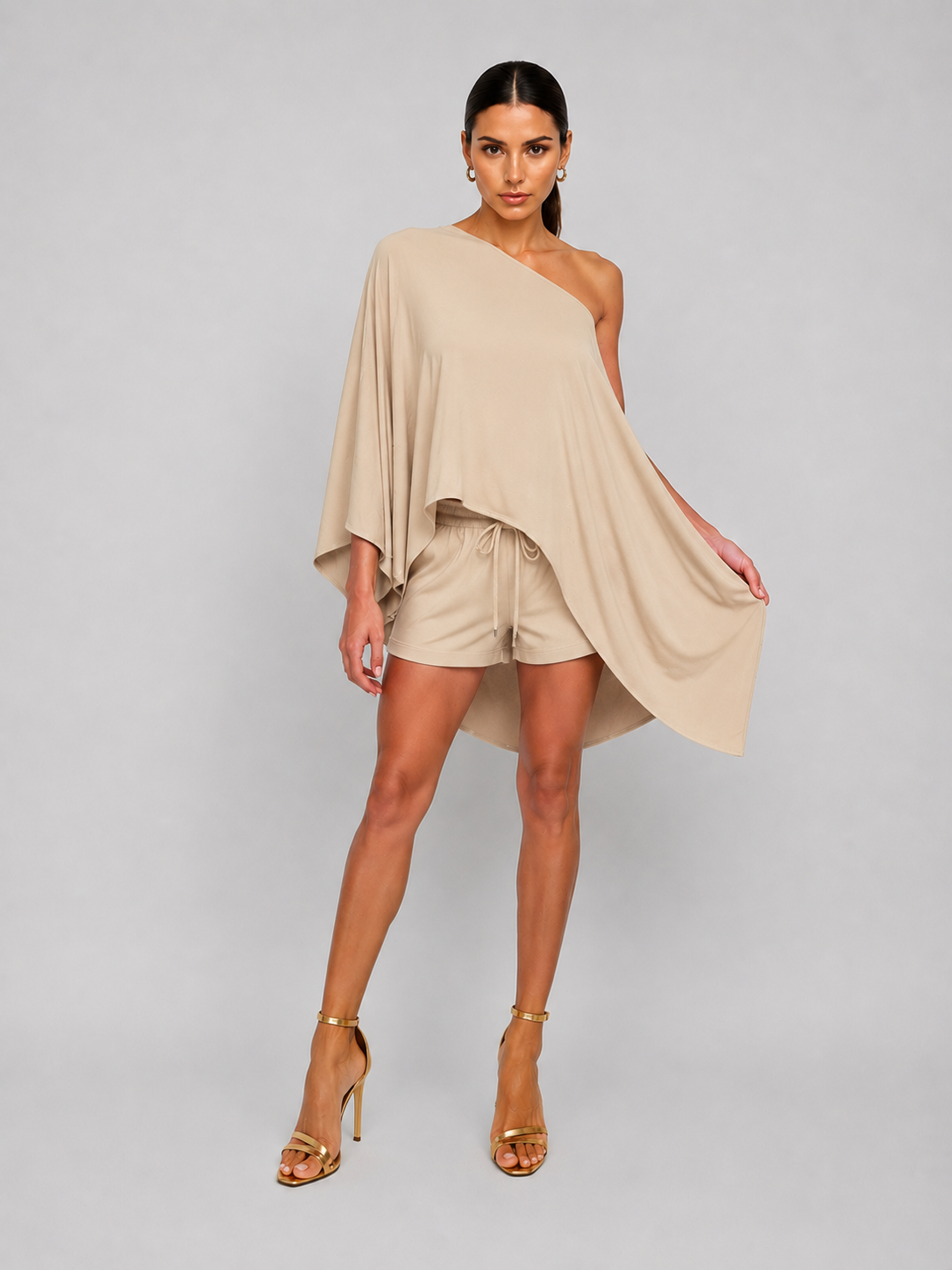 "Wrap Cape Top – Linen Blend, 5 Ways to Wear"