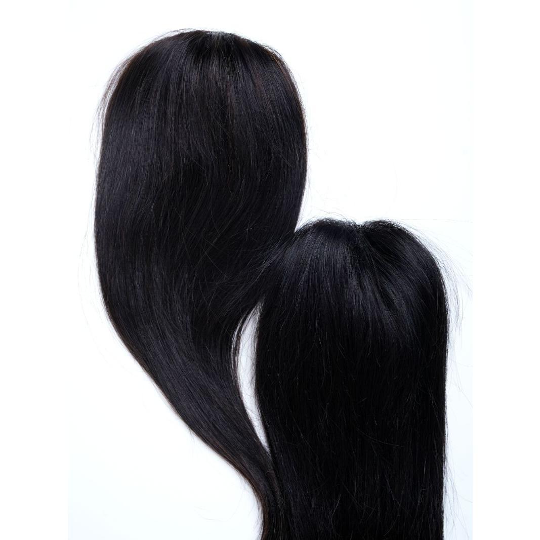 Backcombed hair topper – Lace Base – 4×4 | Instant Volume &amp; Seamless Blend