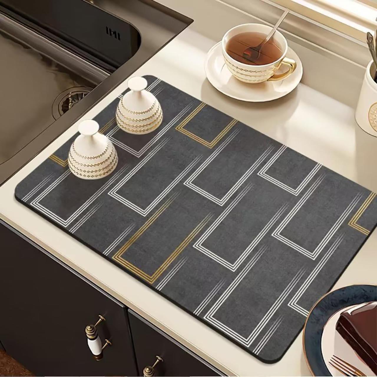 dish drying Soft Mat Coasters Coffee
