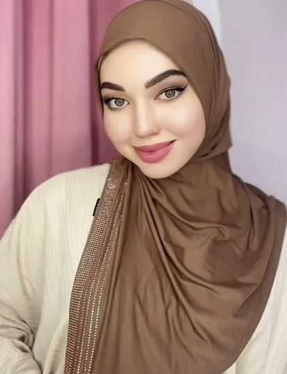 Turkish Pearl Hijab - Viral TikTok Glam, Summer-Soft & Wedding-Ready