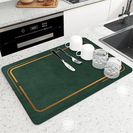 dish drying Soft Mat Coasters Coffee