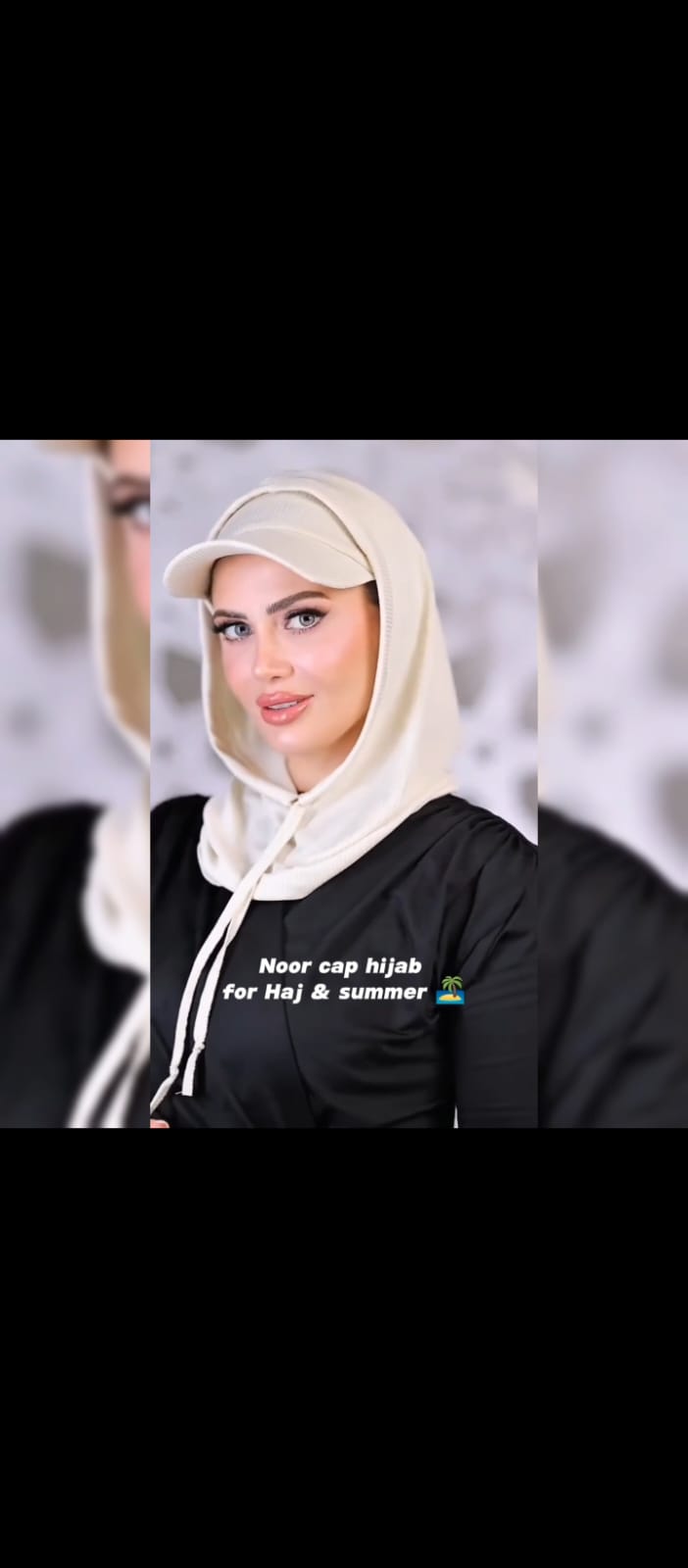 Noor Hijab with Built-In Cap – Soft Jersey, Sweat-Free,  | No-Pin