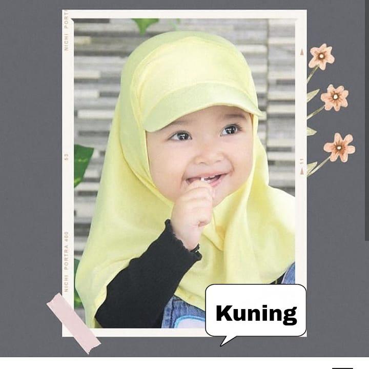 Sport Hijab Cap /  Summer Cap Hijab for Kids / Kids Hat Hijab