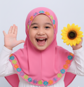 Fancy Kids Hijab - Kids Instant Easy to Wear Scarf