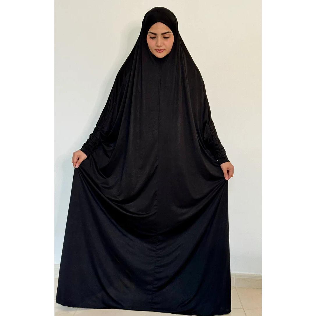 Irani Umrah Hajj Taraveeh Abaya Jersey Chadar( Safa Full-Cover Hijab)