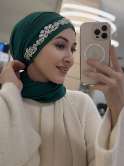 Persian Crystal Turban Cap