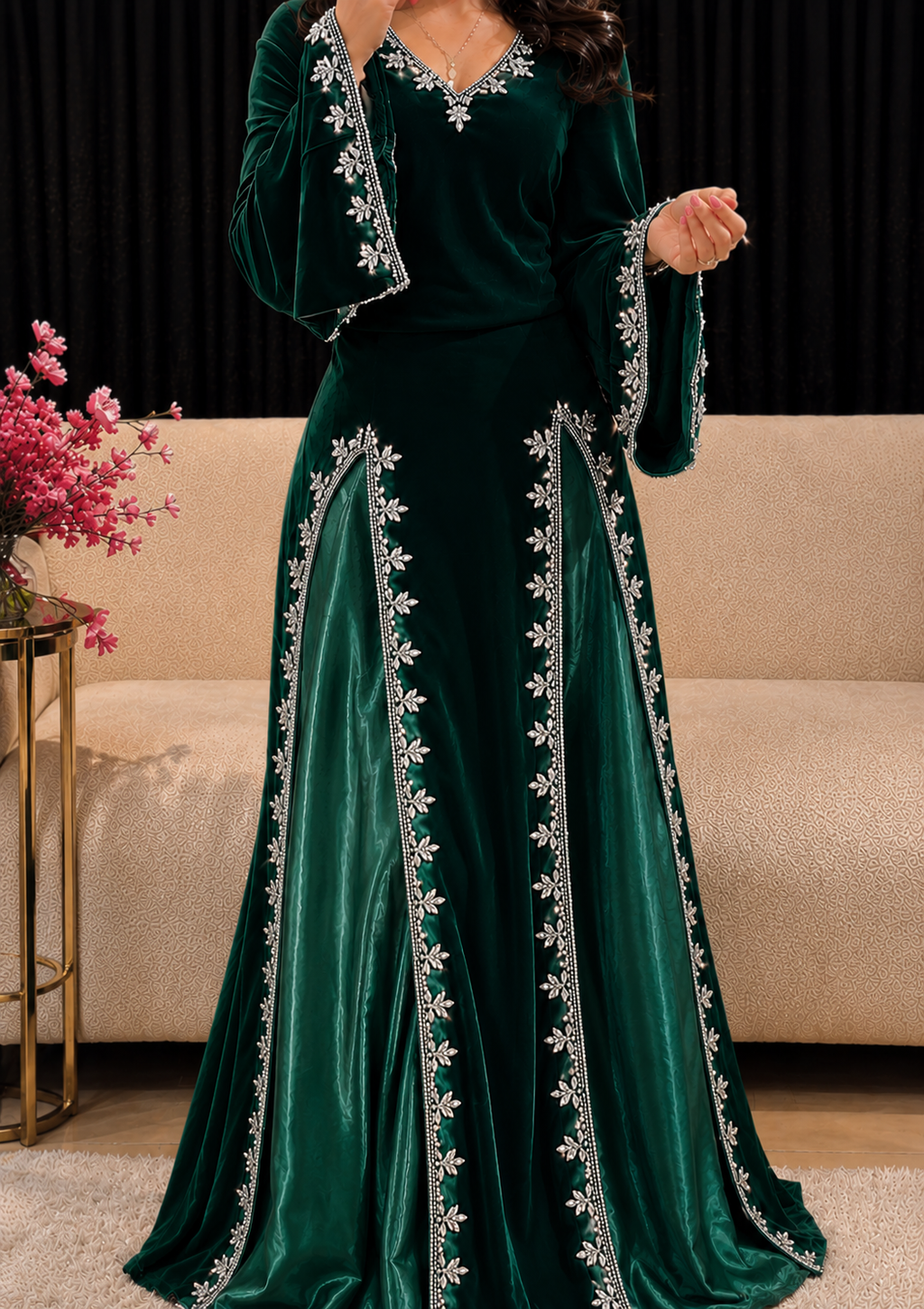 Luxury Crystal Dress
