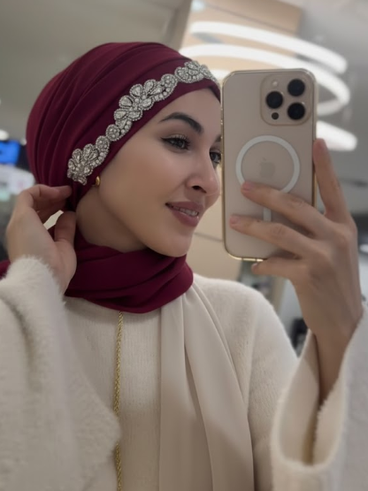 Persian Crystal Turban Cap