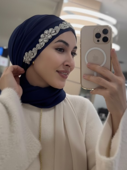 Persian Crystal Turban Cap