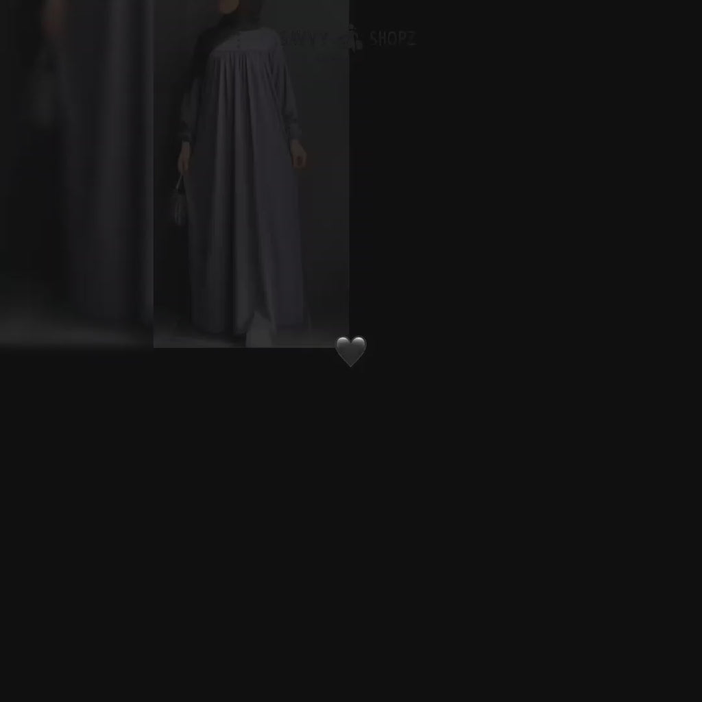 *Flowy Maxi Abaya*