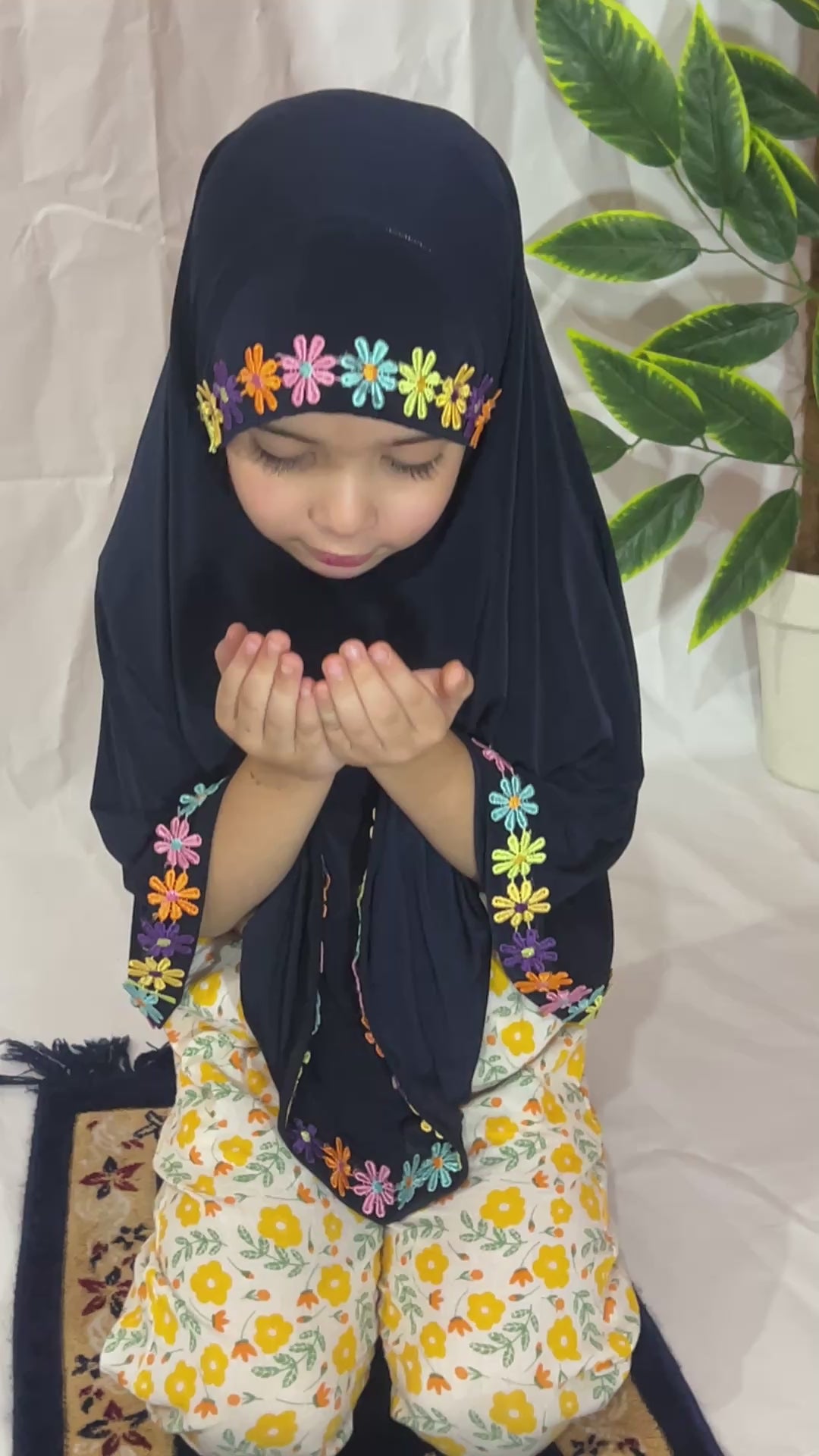 Fancy Kids Hijab - Kids Instant Easy to Wear Scarf